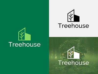 Tree + House Logo Design, Brand Identity, Branding brand identity brand identity design branding creative logo home hotel house logo logo design logo redesign logo symbol london modern logo nature negative space tree tree logo treehouse united kingdom visual identity design