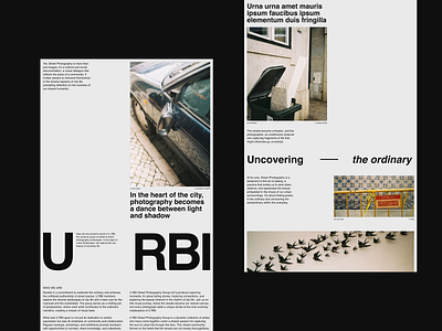 Editorial 05 design editorial layout minimal street photography ui ui ux ui ux design ux