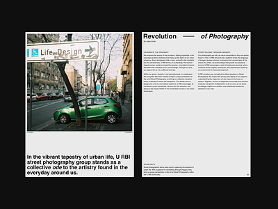 Editorial 05 design editorial layout minimal photography street photography ui ui ux ui ux design ux