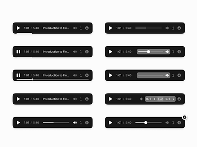 Audio player 🔊 app audio audio player dark jimdesigns jimdesigns.co light product design saas ui