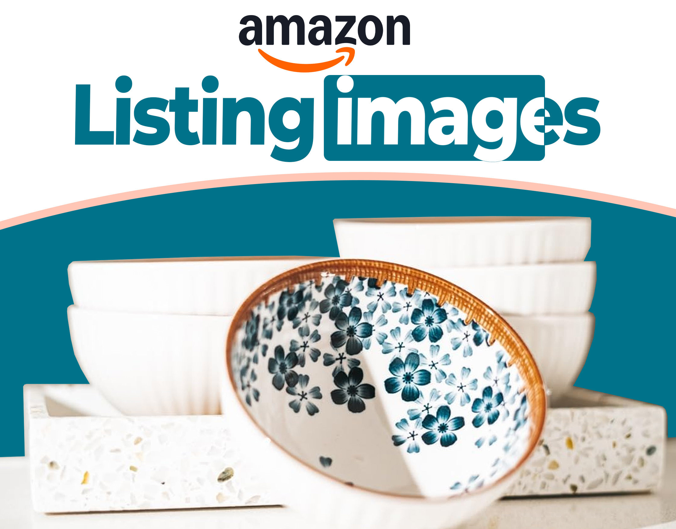 Amazon Listing Images-Porcelain Bowl amazon branding design graphic design graphicdesign illustration listingimages logo photoshop