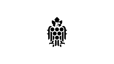 Eagle and Grapes. coat of arms eagle grapes logo