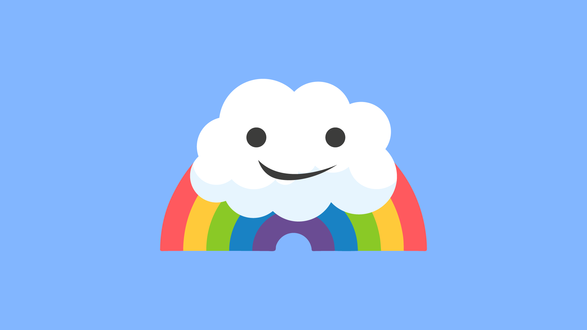 Logo "Радужные Мечты" branding character characterdesign childhood children cloud color design graphic design happiness joy kids kindergarten logo logo design logodesign logokindergarten logotype rainbow vector