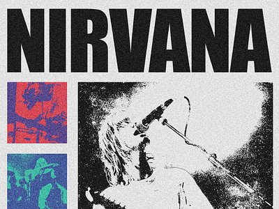 nirvana poster  Music poster design, Nirvana poster, Music poster