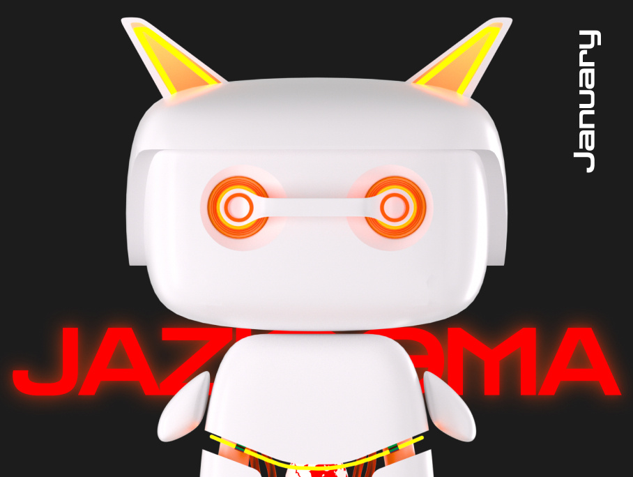 JAZIQOMA JAnuary C001 3d character graphic design