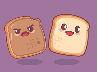 Cute Bread illustration bread