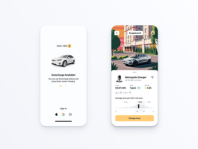 eMobility app design ev ui ux