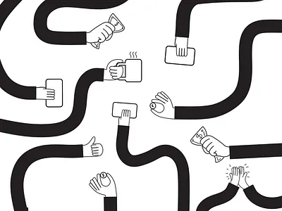 Hands Illustration hands illustration