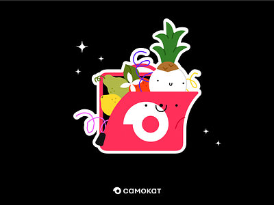 Illustration | samokat branding concept digital design graphic design illustration product design social media stickers