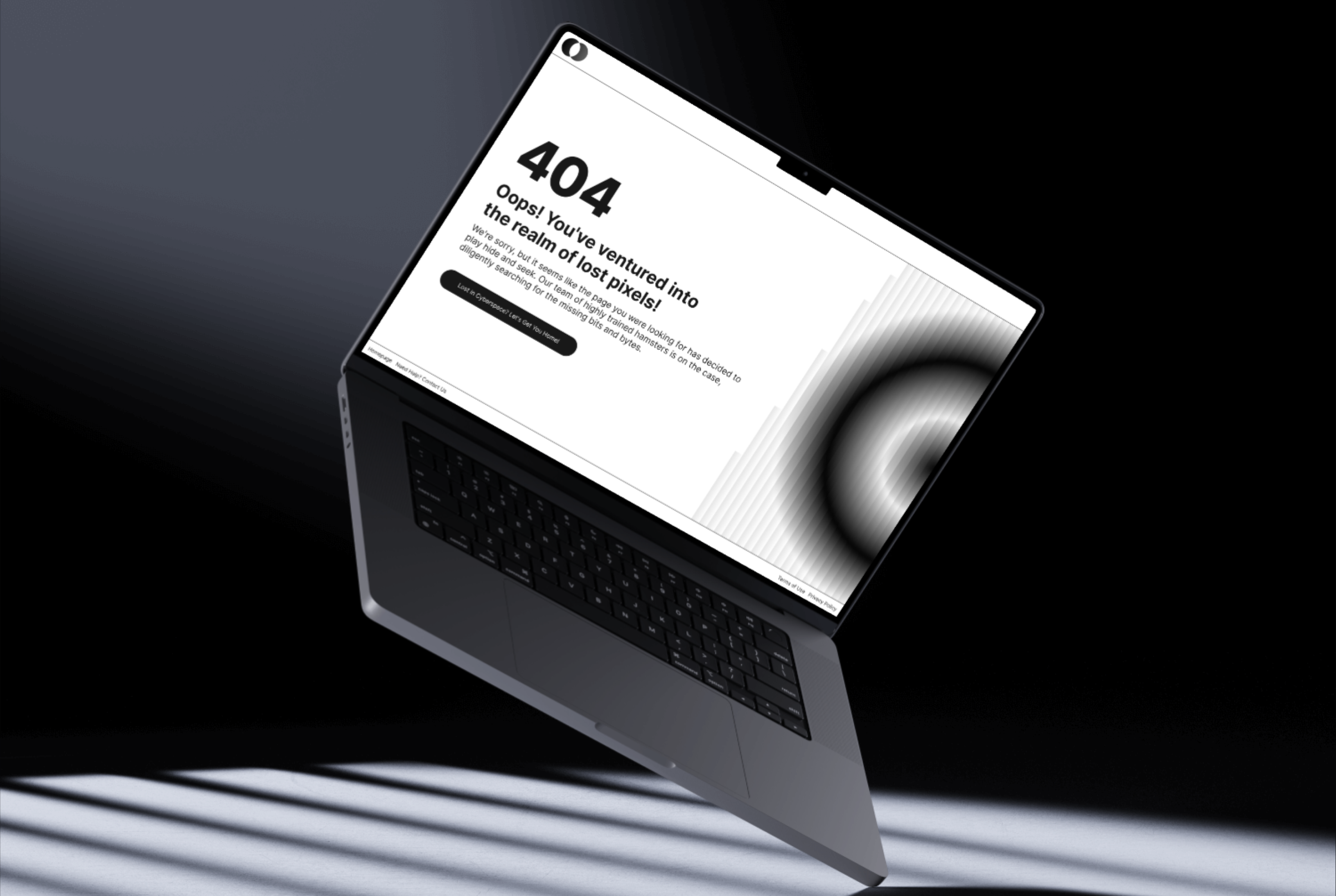 #007 DailyUI — 404 Page 404 dailyui