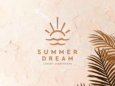 Branding “Summer Dream” Luxury apartments adobe illustrator adobe photoshop apartments branding crete design dream graphic design greece hotel logo logo design luxury minimal modern rethymno sea summer sun vector