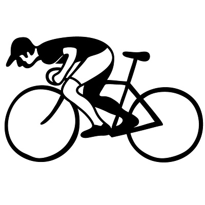 Bike Positions apparel graphics branding graphic design illustration logo