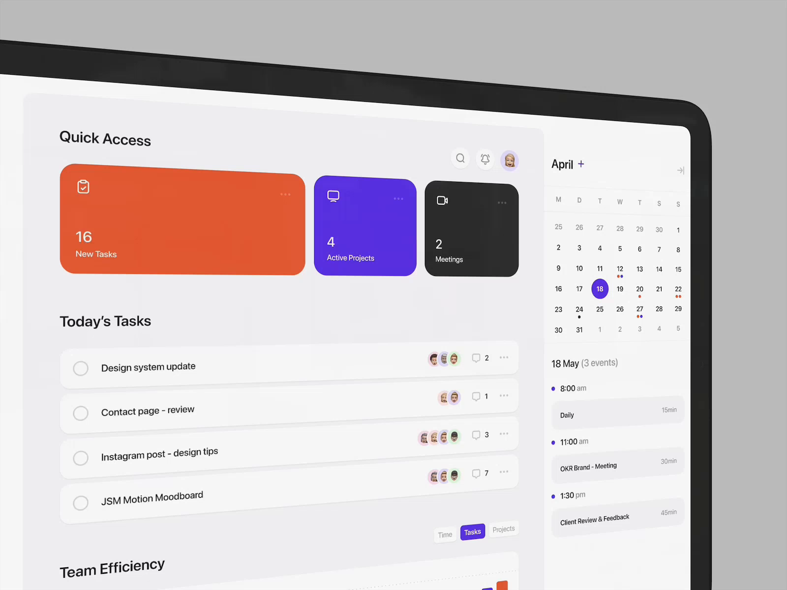 Team Manager Dashboard by Filip Legierski for Riotters on Dribbble