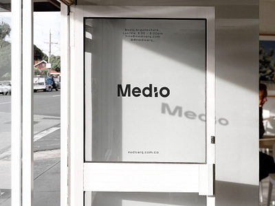 Medio Arquitectura brand identity brand strategy branding conceptualization creative direction design graphic design illustration logo