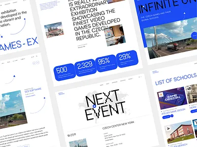 Website Infinite Universes animated animation big numbers big title branding clean cool exhibition homepage huge layouts list minimal modern parallax trendy typography ux ui webdesign website