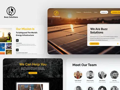 Web site for software platform for energy infrastructure ai ai technology site ui ux web