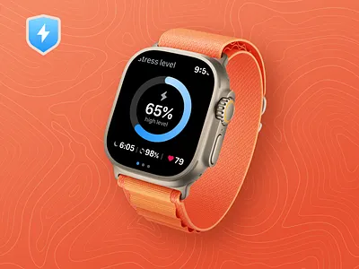 Anti Stress app app apple watch clean design health health tech meditations stress ui ux