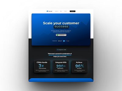SaaS Redesign - Landing Page Design branding design graphic design illustration landing page design minimal web design saas design saas landing page saas website ui ui design uiux design web design website design website development