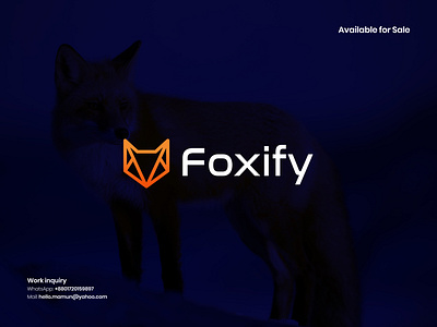 Foxify - Fox Logo Concept branding business logo clever logo creative logo fox logo fox logo concepts logo logo design logo designer logo icon modern logo popular logo wise logo