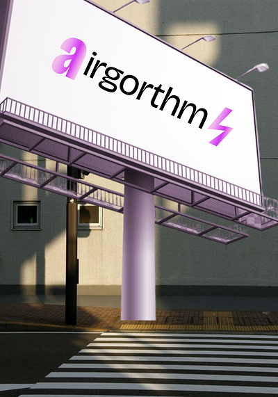 airgorthm branding, people centric. branding graphic design logo