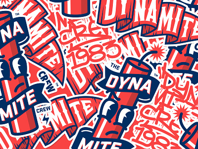 The Dynamite Crew Branding Kit branding graphic design illustration logo vector