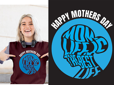 Mothers Day T-Shirt apparel clothing fashion fashiondesign graphic design momtshirt momtshirtdesign mothersday mothersdaytshirtdesign tshirt tshirtdesign