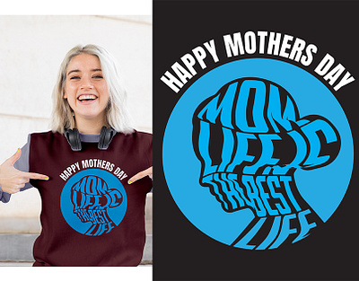 Mothers Day T-Shirt apparel clothing fashion fashiondesign graphic design momtshirt momtshirtdesign mothersday mothersdaytshirtdesign tshirt tshirtdesign