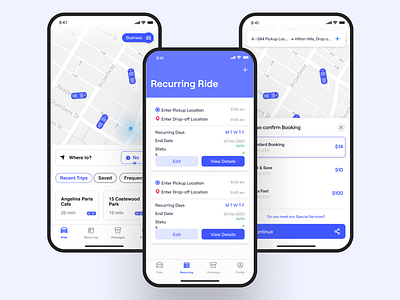 Cab App UI: Customer booking cab dailyui design ui uidesign