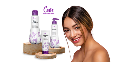 Complete Creative Packaging Design for Cove Skincare 3d animation beauty beauty app beauty product beauty salon beverage brand identity branding cosmetic packaging cosmetics design graphic design illustration logo makeup skin skin care skincare typography