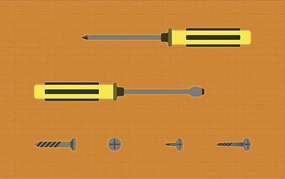 Construction Tool Vector Bundle design graphic design illustration measure tool vector yellow