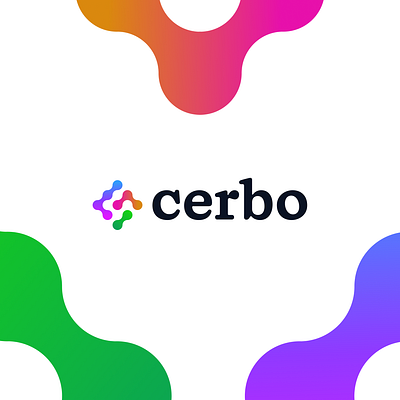 Unused Cerbo Logo - Slight Redesign bold brand colorful diamond fun gradient graphic design logo logo design logo update redesign