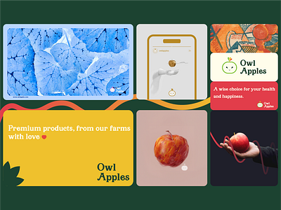 Owl apples 3d animation app brand branding create logo design graphic design illustration logo logo design motion graphics ui ux vector web website