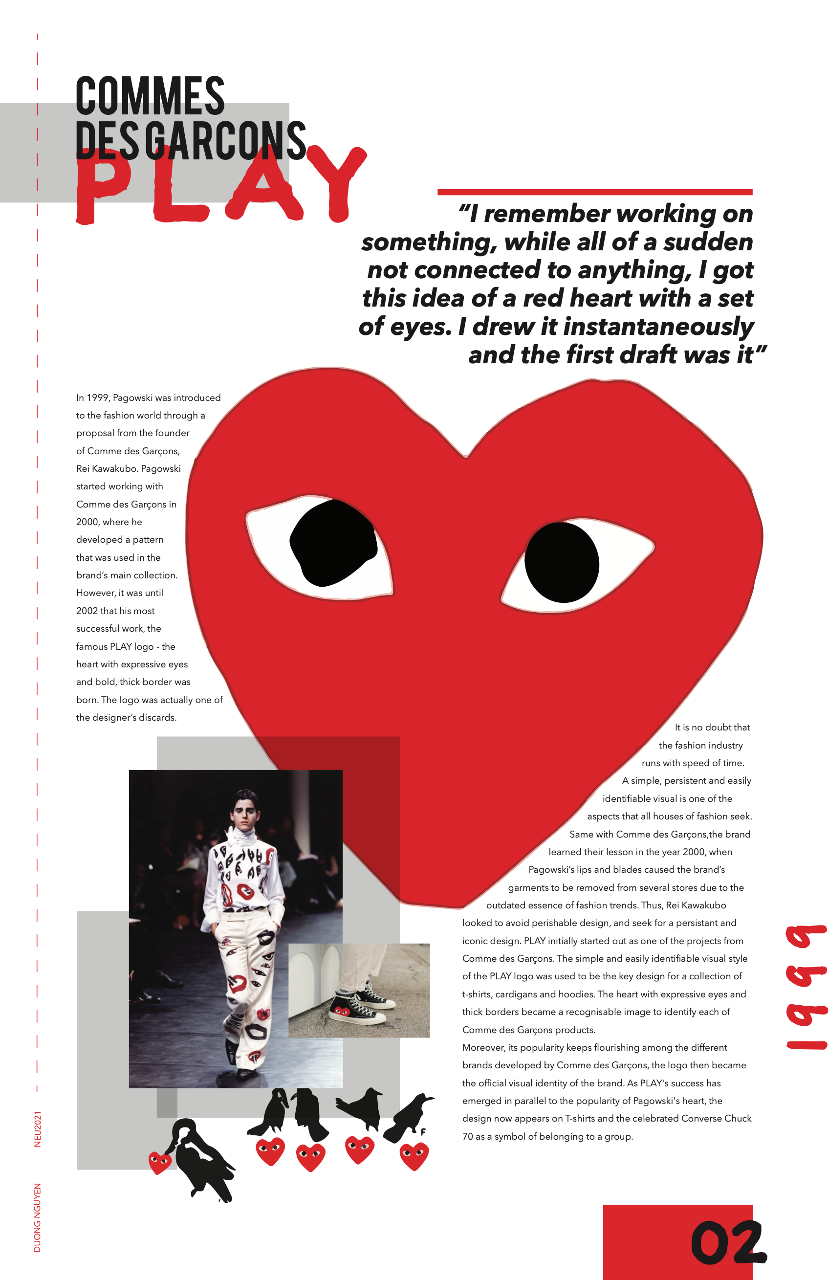 Filip Pagowski Infographic comme de garcon fashion filip pagowski graphic design
