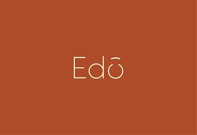 Edô branding graphic design logo