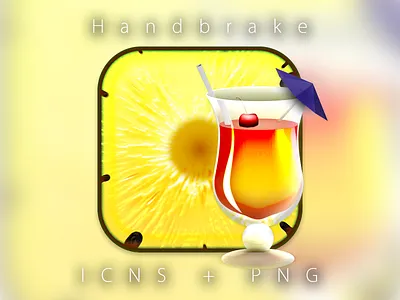 Handbrake Icon Finalized branding design graphic design handbrake icon icons illustration logo mac macos osx ui