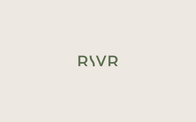 RIVR branding graphic design logo website