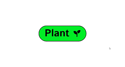 Social Share Button - #DailyUI Challenge app button mobile plant ui