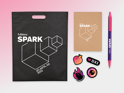 SPARK 2022 Welcome Bag branding graphic design merch swag