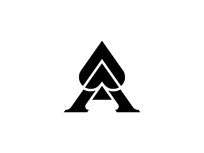 A Letter Spade Logo ace ace logo design entertainment finance icon illustration letter a letter logo logo logo design logodesign minimal minimalist logo poker spade spade logo