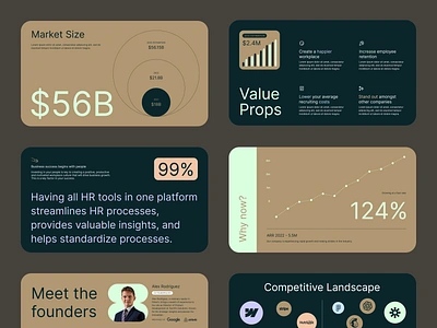 Pitch Deck agency graph ui