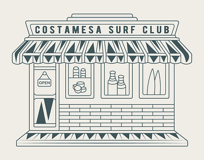 Costa Mesa Surf Club beach brand branding business graphic design ocean ocean life sea sun surf surf club surf club logo surf logo surf shop surf shop t shirts surfing travel tshirt vector vectorart