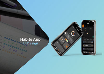 Designed daily habits screens. figma ui uxui graphic design ui uichallenge