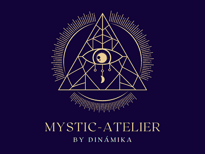 The Mystic Atelier atelier behold branding designs dynamika logo mystic