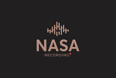 NASA RECORDING | LOGO DESIGN & BRAND IDENTITY 3d animation branding graphic design logo motion graphics ui