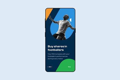 Football Stock Trading App app design illustration logo mobile sport sports stocks trading ui uiux ux vector