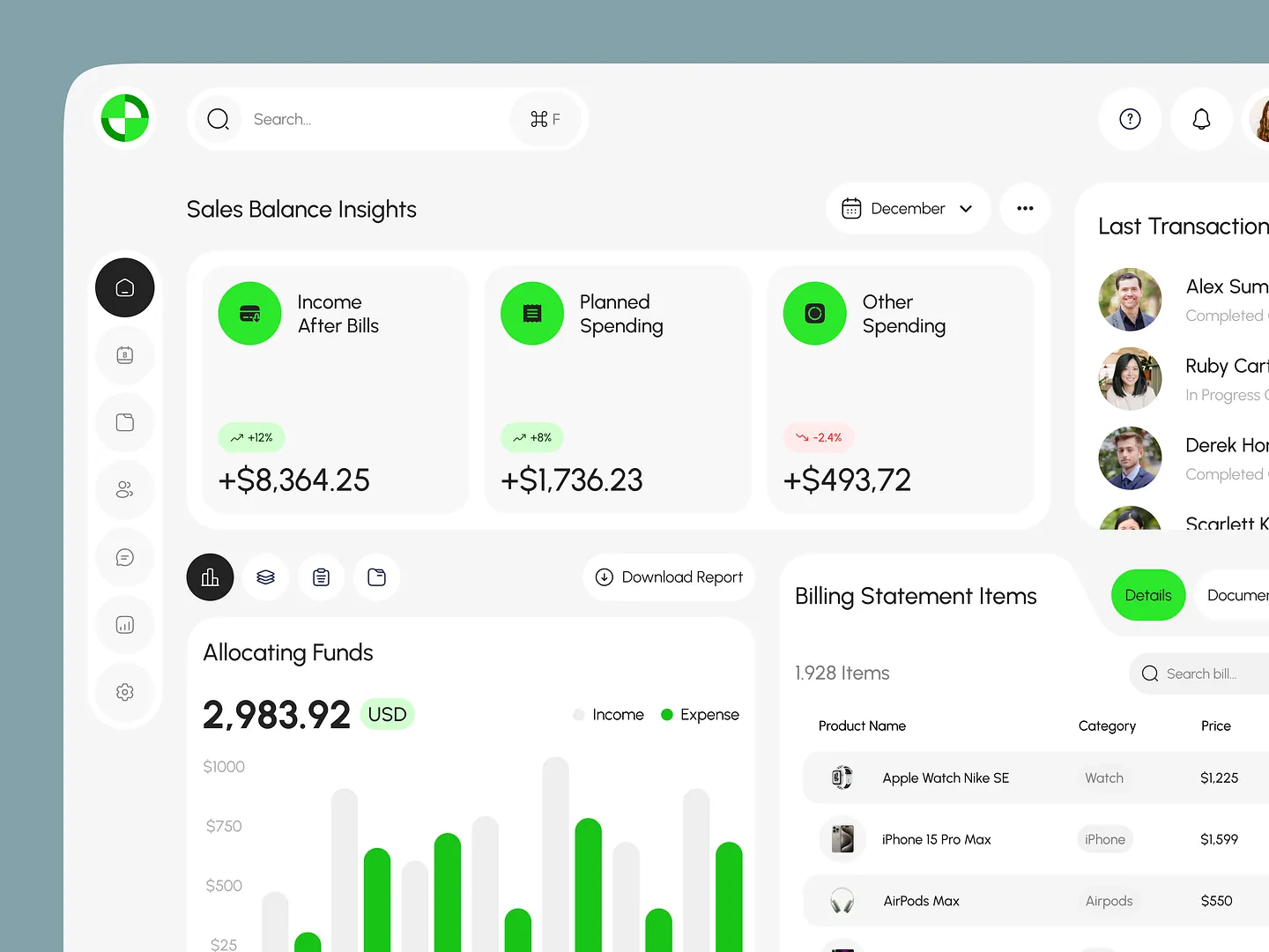 Data Analytics Website: Orca Sales Management Dashboard