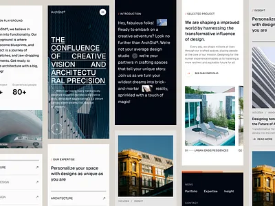 ArchStd® - Mobile responsive architecture design discover editorial landingpage minimalist mobile responsive popular real estate responsive ui ui ux ui design uiuxdesign web design