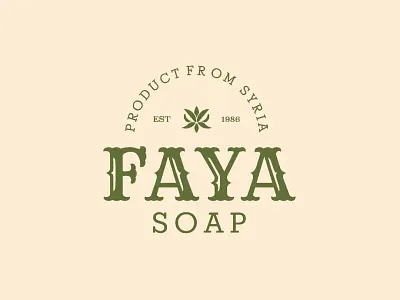 Faya soap logo option 2 Client Syria arabic typography branding branding identity calligraphy logo design font graphic design icon identity illustration logo mascot monogram pictogram print typo typography ui vector visual identity
