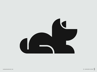 Dog branding design dog illustration logo mark minimal nodern samadaraginige simple