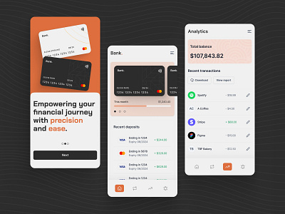 Banking banking credit card design figma ui